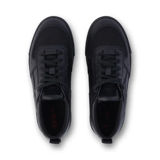 Tovni Lo Mix Mesh Leather Black, unisex para jóvenes