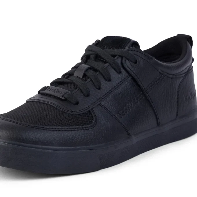 Tovni Lo Mix Mesh Leather Black, unisex para jóvenes