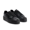 Tovni para mujer adulta, piel sintética, charol, negro