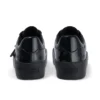Tovni para mujer adulta, piel sintética, charol, negro