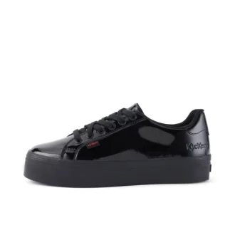 Tovni Stack de charol negro para mujer