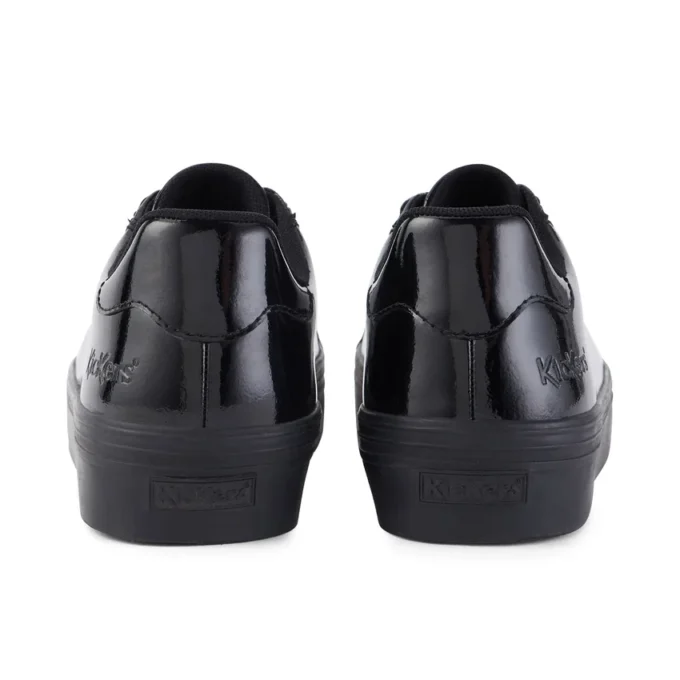 Tovni Stack de charol negro para mujer
