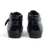 Tovni Stack Hi Flower de charol para mujer joven, negro