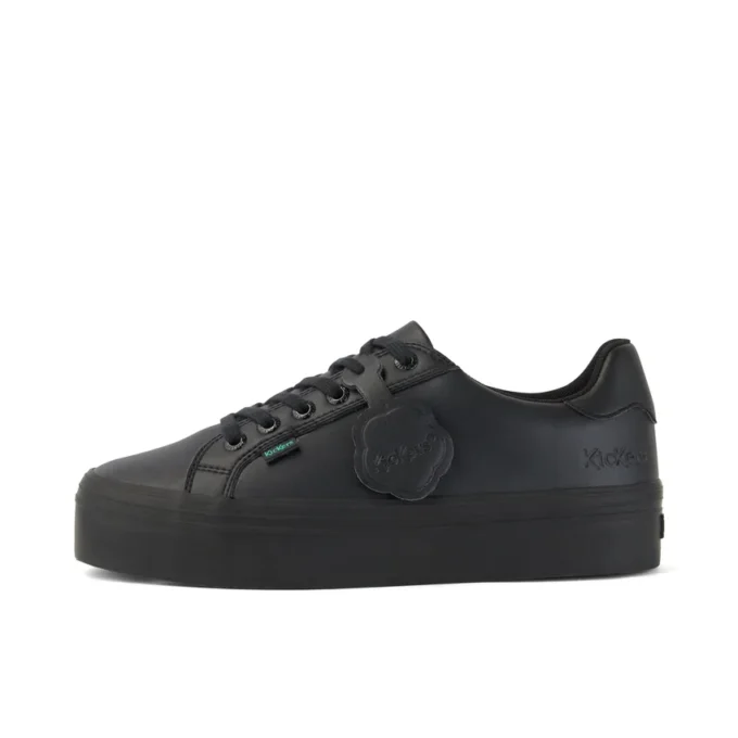 Tovni Stack para mujer, alternativa al cuero, negro