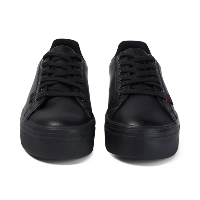 Tovni Stack para mujer, de cuero negro