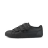 Tovni Trip de cuero alternativo para adultos unisex, negro