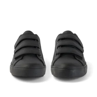 Tovni Trip de cuero alternativo para adultos unisex, negro