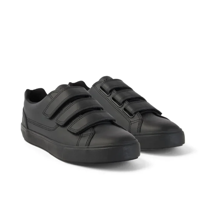 Tovni Trip de cuero alternativo para adultos unisex, negro