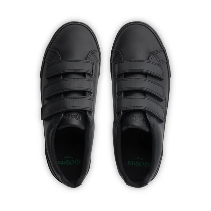 Tovni Trip de cuero alternativo para adultos unisex, negro