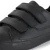 Tovni Trip de cuero alternativo para adultos unisex, negro