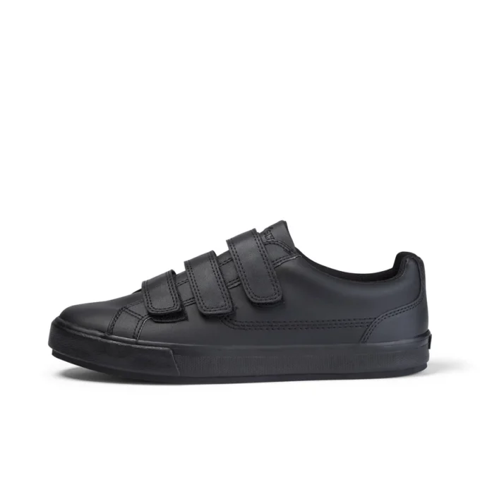 Tovni Trip de cuero negro unisex para adultos