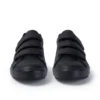 Tovni Trip de cuero negro unisex para adultos