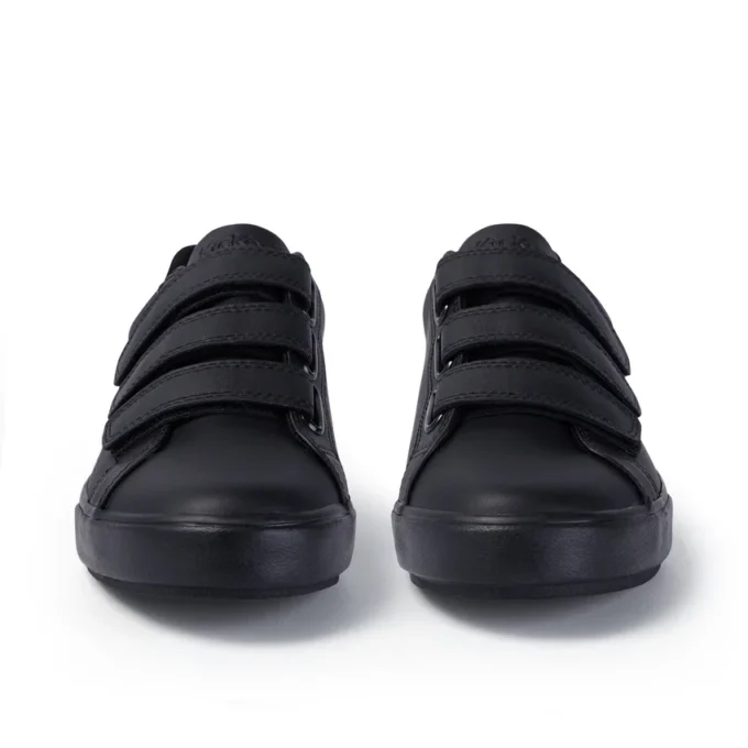 Tovni Trip de cuero negro unisex para adultos