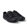 Tovni Trip de cuero negro unisex para adultos