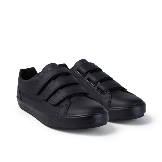 Tovni Trip de cuero negro unisex para adultos