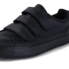 Tovni Trip de cuero negro unisex para adultos