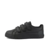 Tovni Trip de cuero para jóvenes unisex, color negro