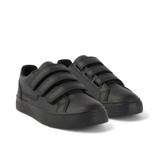 Tovni Trip Junior Unisex de imitación de piel, negro