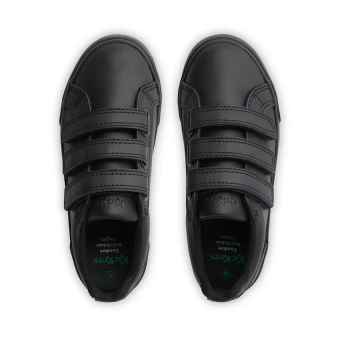 Tovni Trip Junior Unisex de imitación de piel, negro