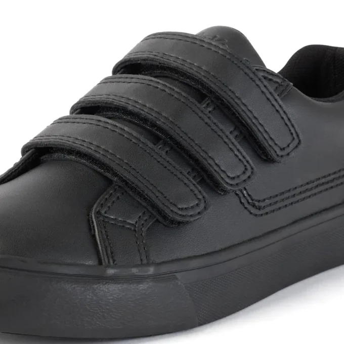 Tovni Trip Junior Unisex de imitación de piel, negro