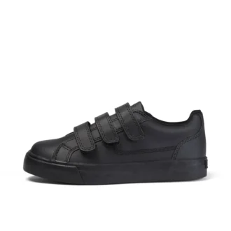 Tovni Trip unisex para niños, piel, negro