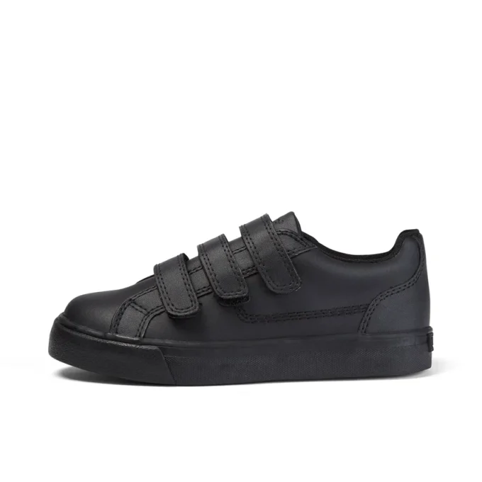 Tovni Trip unisex para niños, piel, negro