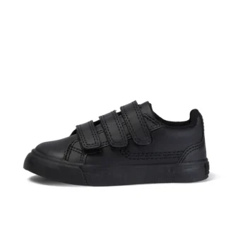 Tovni Trip unisex para niños, piel, negro