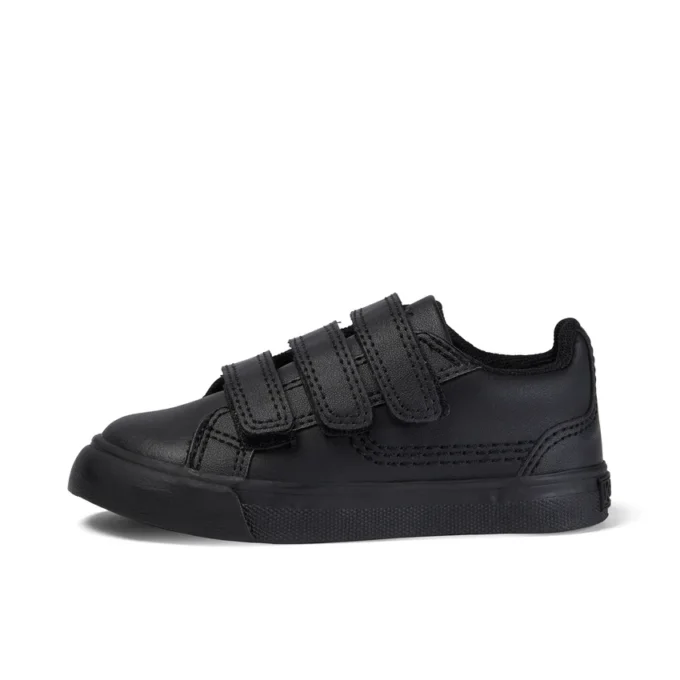 Tovni Trip unisex para niños, piel, negro