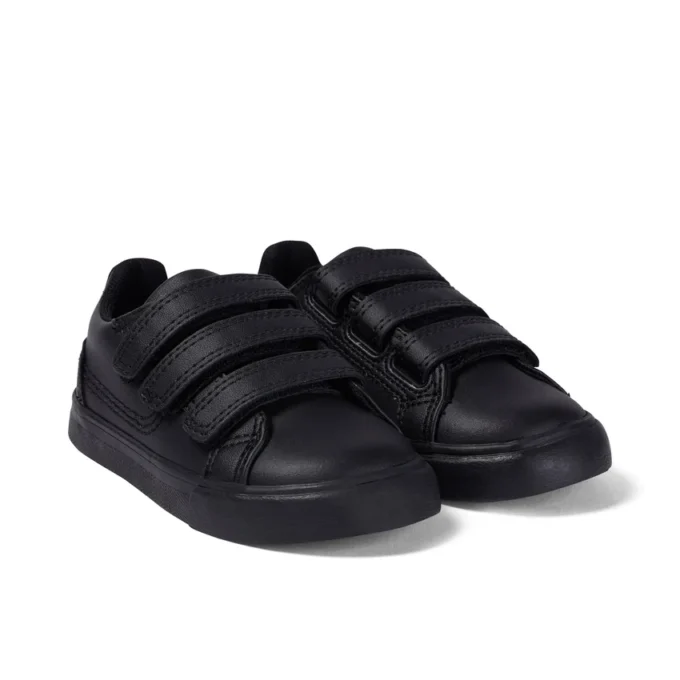 Tovni Trip unisex para niños, piel, negro