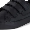 Tovni Trip unisex para niños, piel, negro