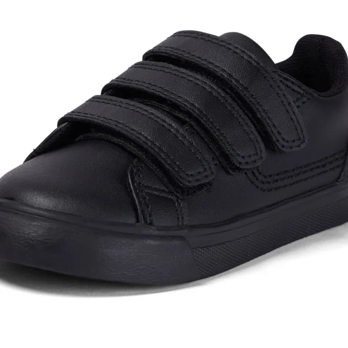 Tovni Trip unisex para niños, piel, negro