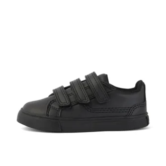 Zapatillas Tovni Stack para mujer joven, imitación de piel, negro