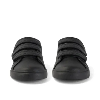 Tovni Trip unisex para niños, piel sintética, negro