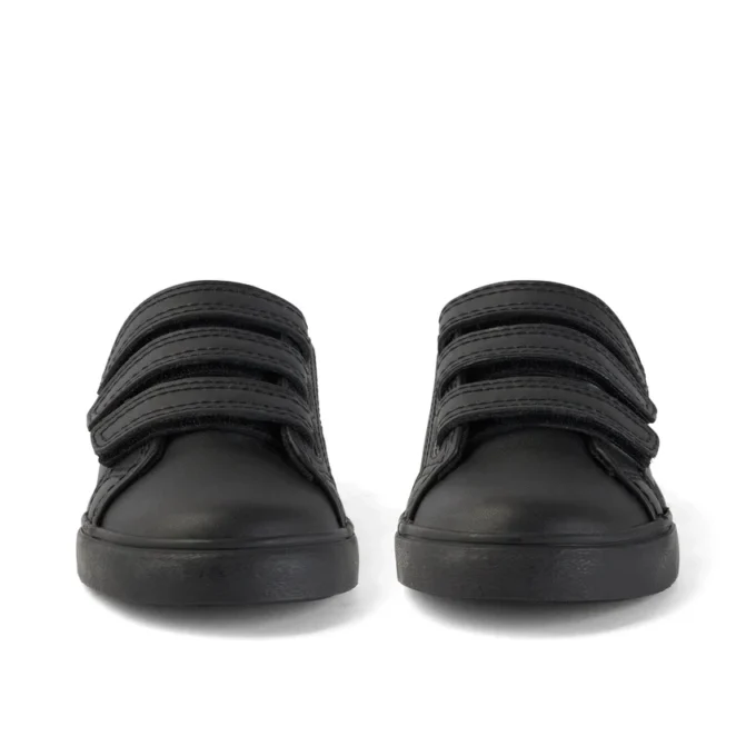 Tovni Trip unisex para niños, piel sintética, negro