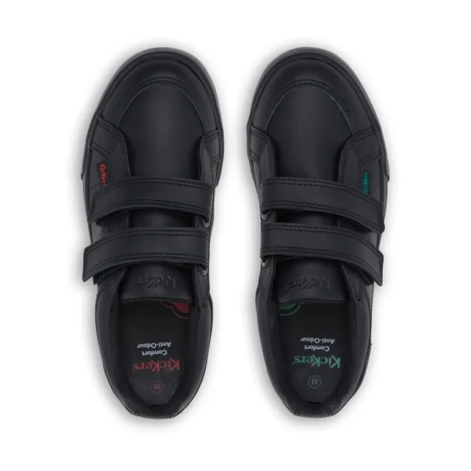 Tovni Twin Junior Unisex de imitación de piel, negro