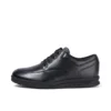 Troiko Lace de piel negra para hombre joven