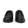 Troiko Wall de cuero negro para hombre