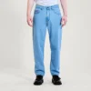 Vaqueros clásicos de pierna recta Kickers para hombre, color azul