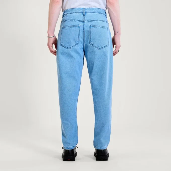 Vaqueros clásicos de pierna recta Kickers para hombre, color azul
