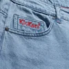 Vaqueros clásicos de pierna recta Kickers para hombre, color azul
