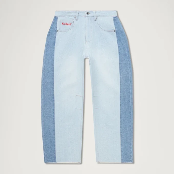 Vaqueros Kickers Classic de pierna ancha para mujer, azul