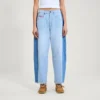 Vaqueros Kickers Classic de pierna ancha para mujer, azul