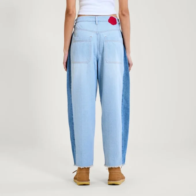 Vaqueros Kickers Classic de pierna ancha para mujer, azul