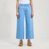 Vaqueros Kickers Classic de pierna ancha para mujer, color azul