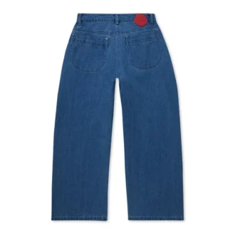 Vaqueros Kickers Classic de pierna ancha para mujer, color azul