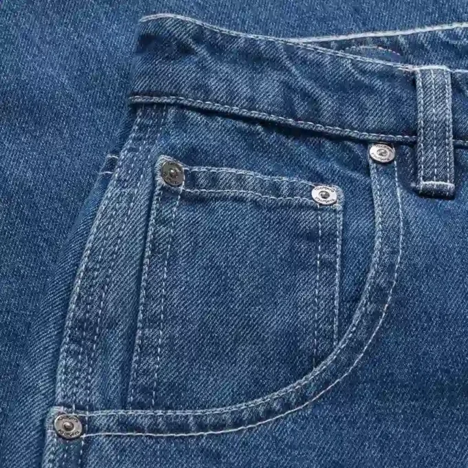 Vaqueros Kickers Classic de pierna ancha para mujer, color azul