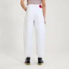 Vaqueros Kickers Classic de pierna ancha para mujer, color blanco