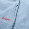 Vestido mini clásico de denim Kickers para mujer, azul
