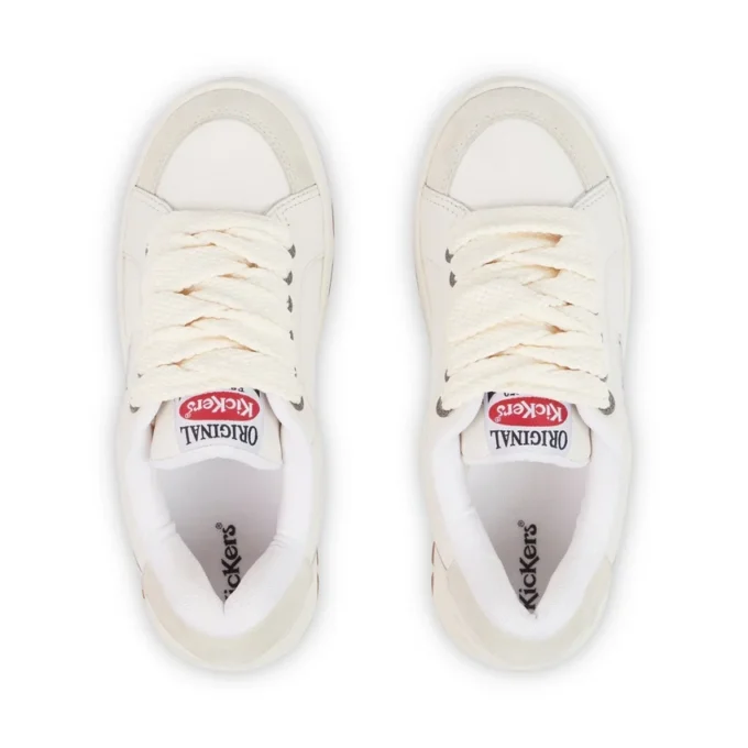 Zapatillas 70 Lo para adultos unisex, de cuero blanco