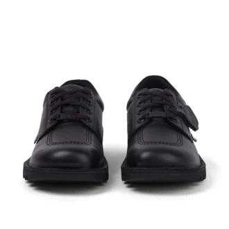 Zapatillas de cuero Kick Lo Tab para hombre, negras